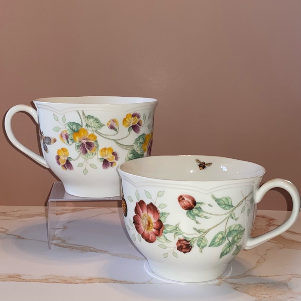 Lenox Butterfly Meadow Latte Set (2) - Picture 3 of 11